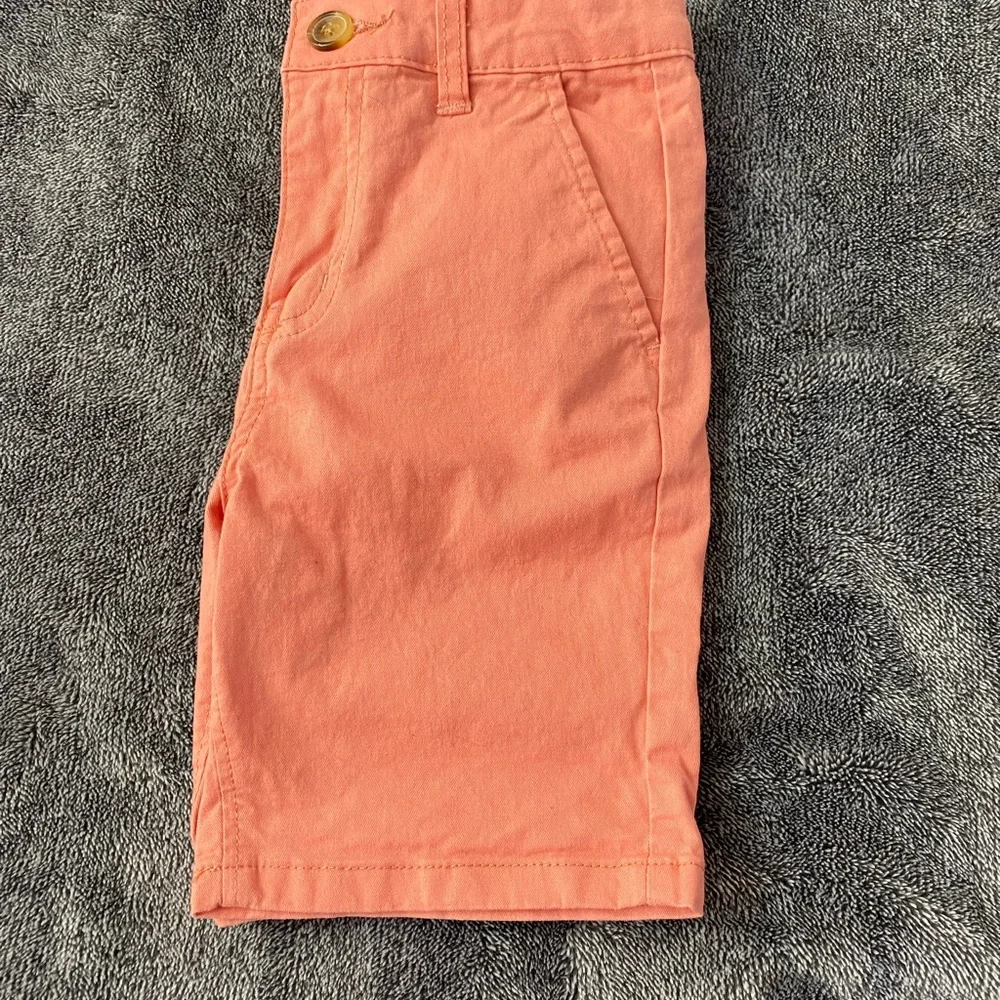 Little Boy’s‎ Stitch and Stone Coral Cotton Chino Shorts Size 6 Easter Spring